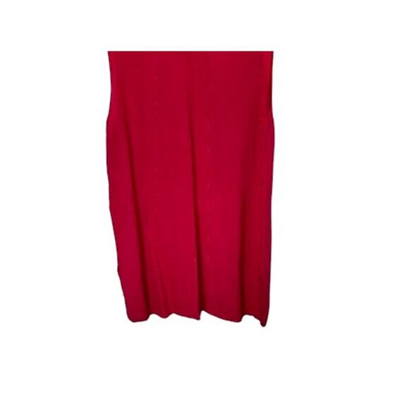 Chico's Hot Pink Sleeveless Knit Top Women's XL 16 Stretchy - Picture 3 of 5